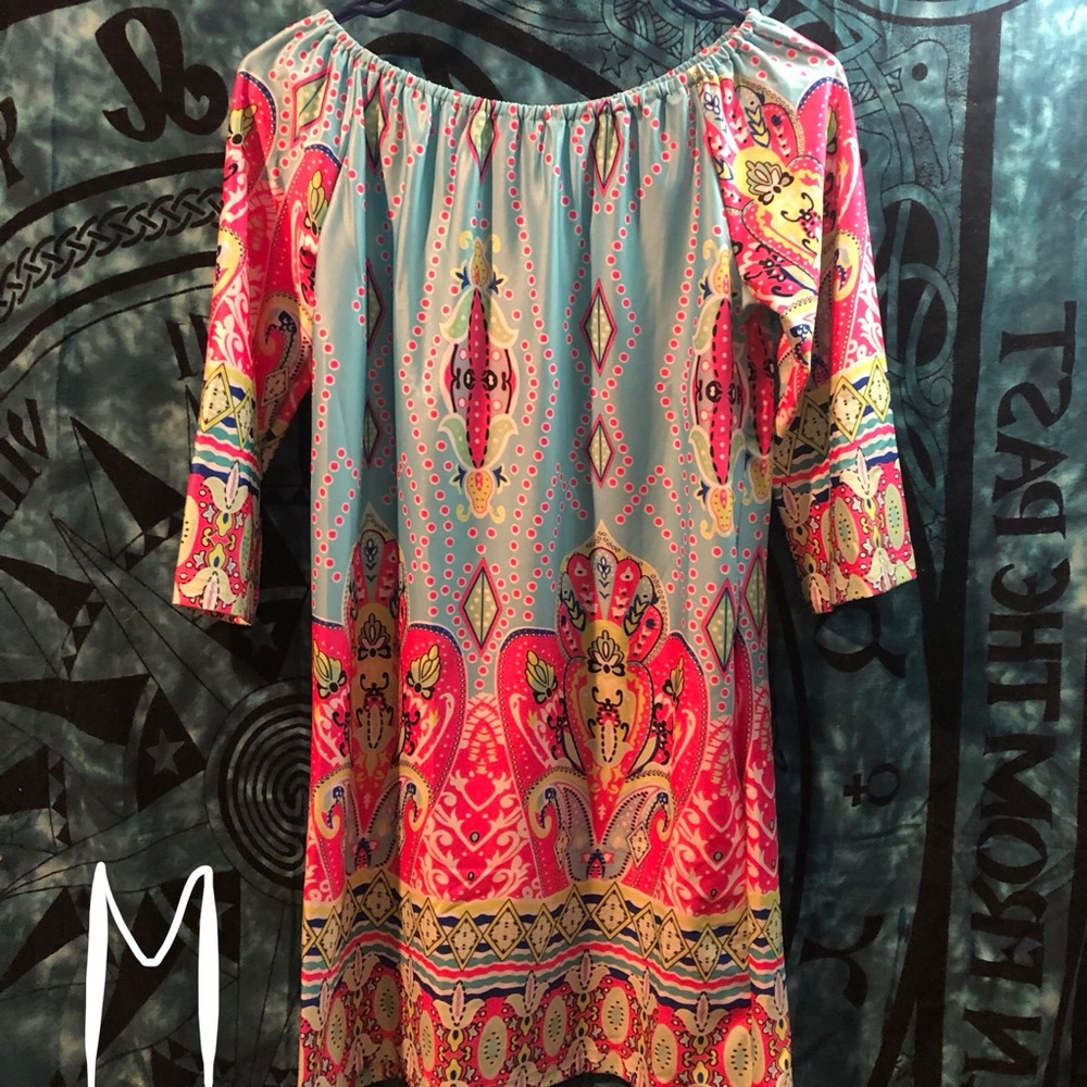 Cute, colorful, and comfy dress!